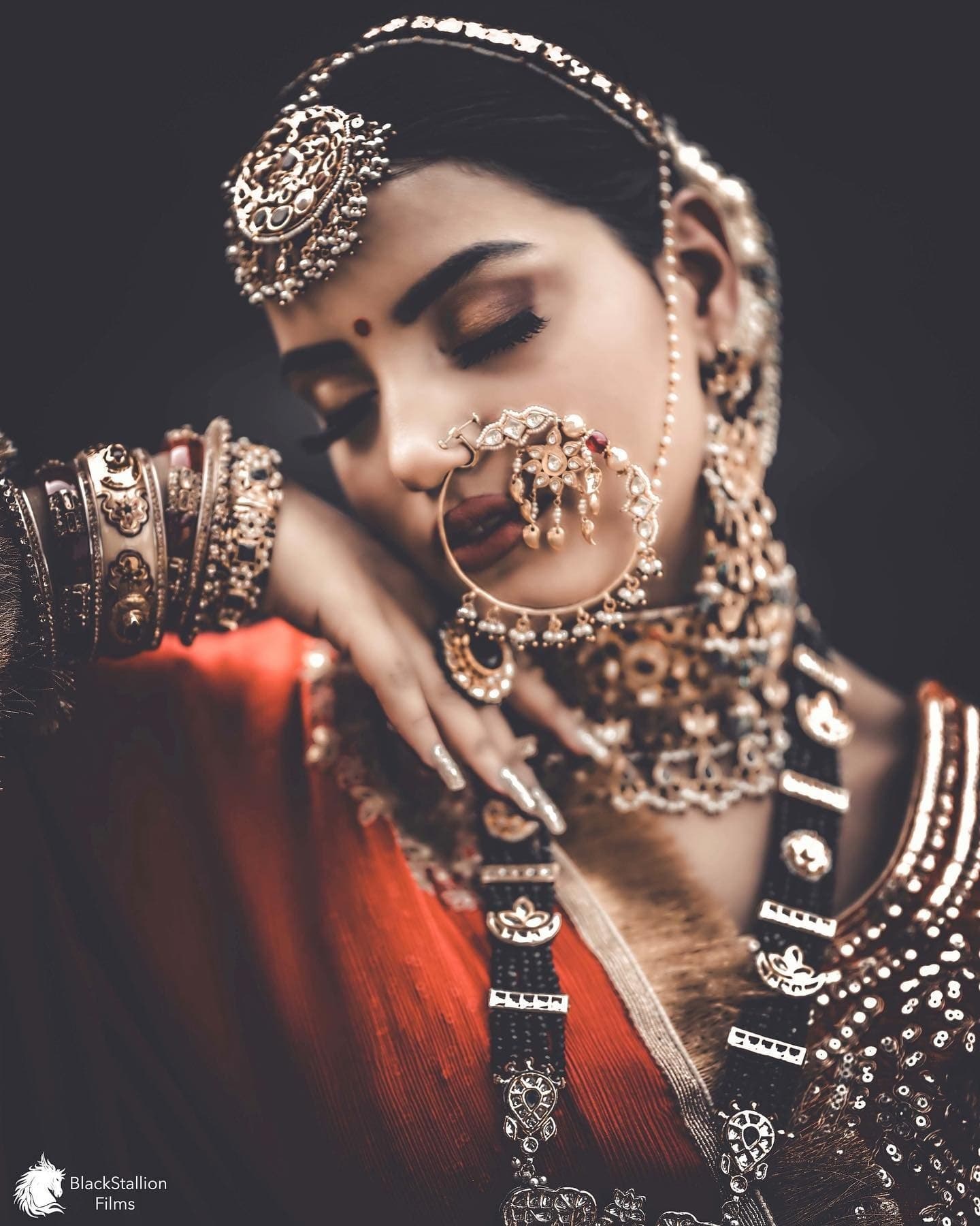 Bridal wedding photography by Black Stallion Films