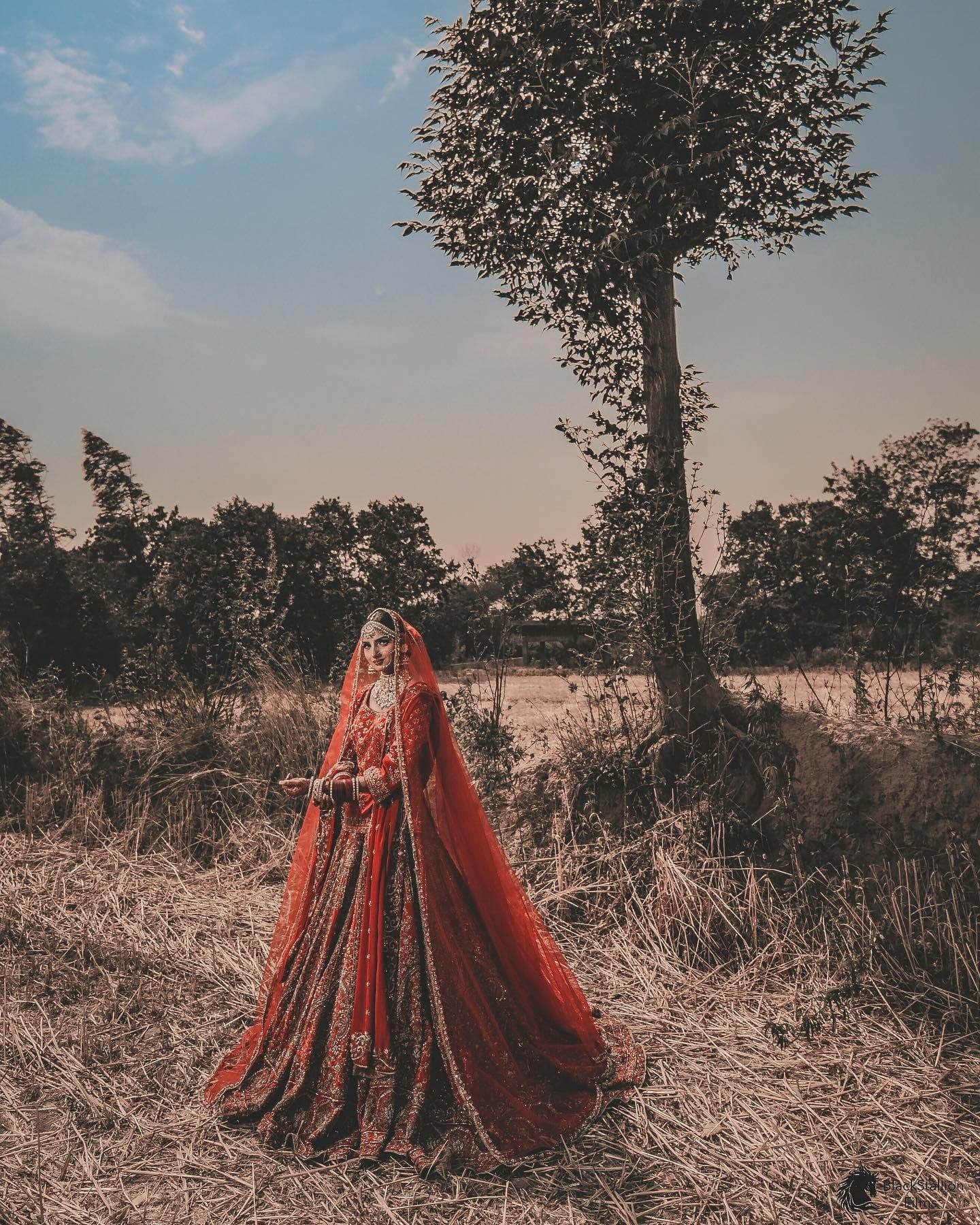 Bridal wedding photography by Black Stallion Films