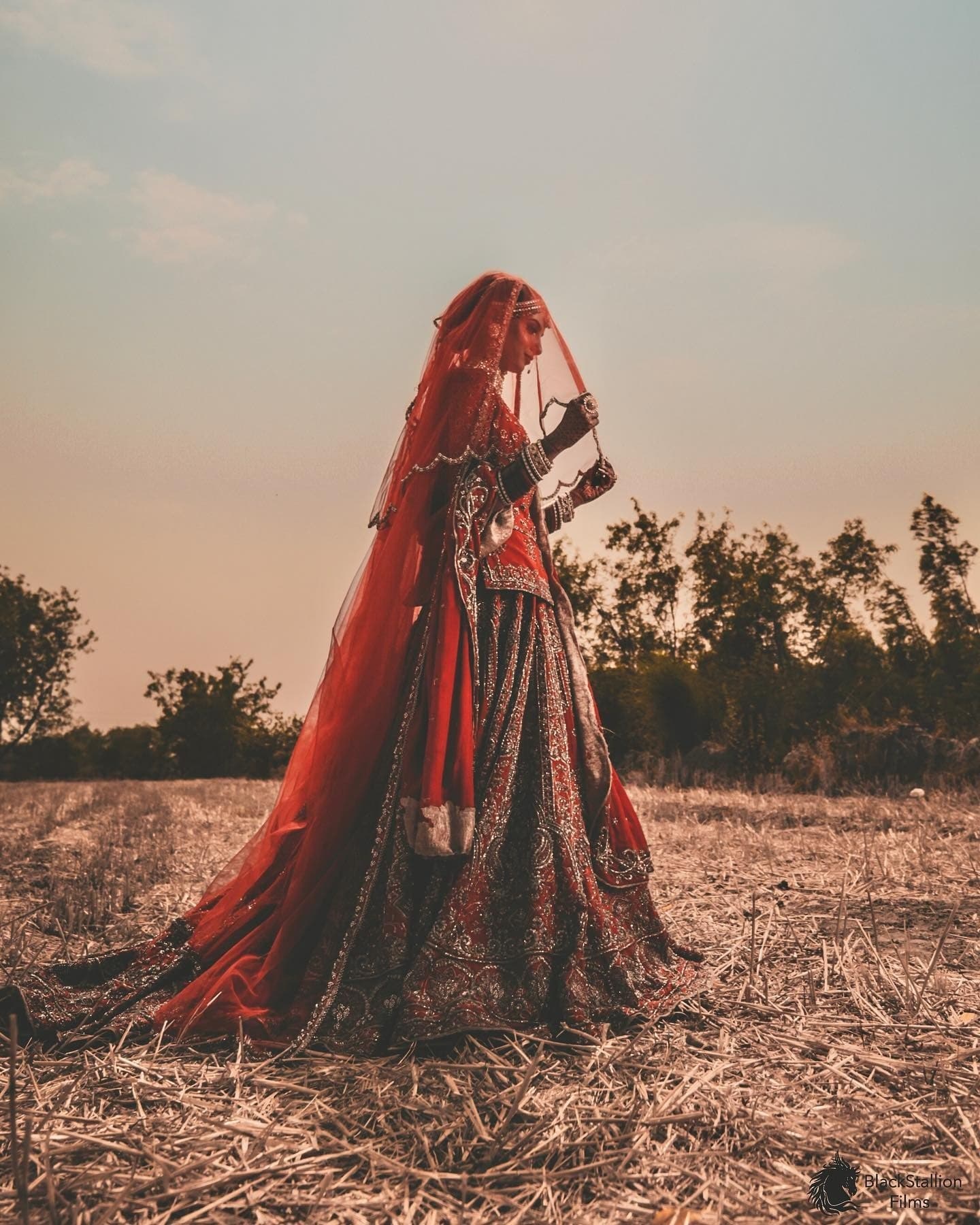 Bridal wedding photography by Black Stallion Films