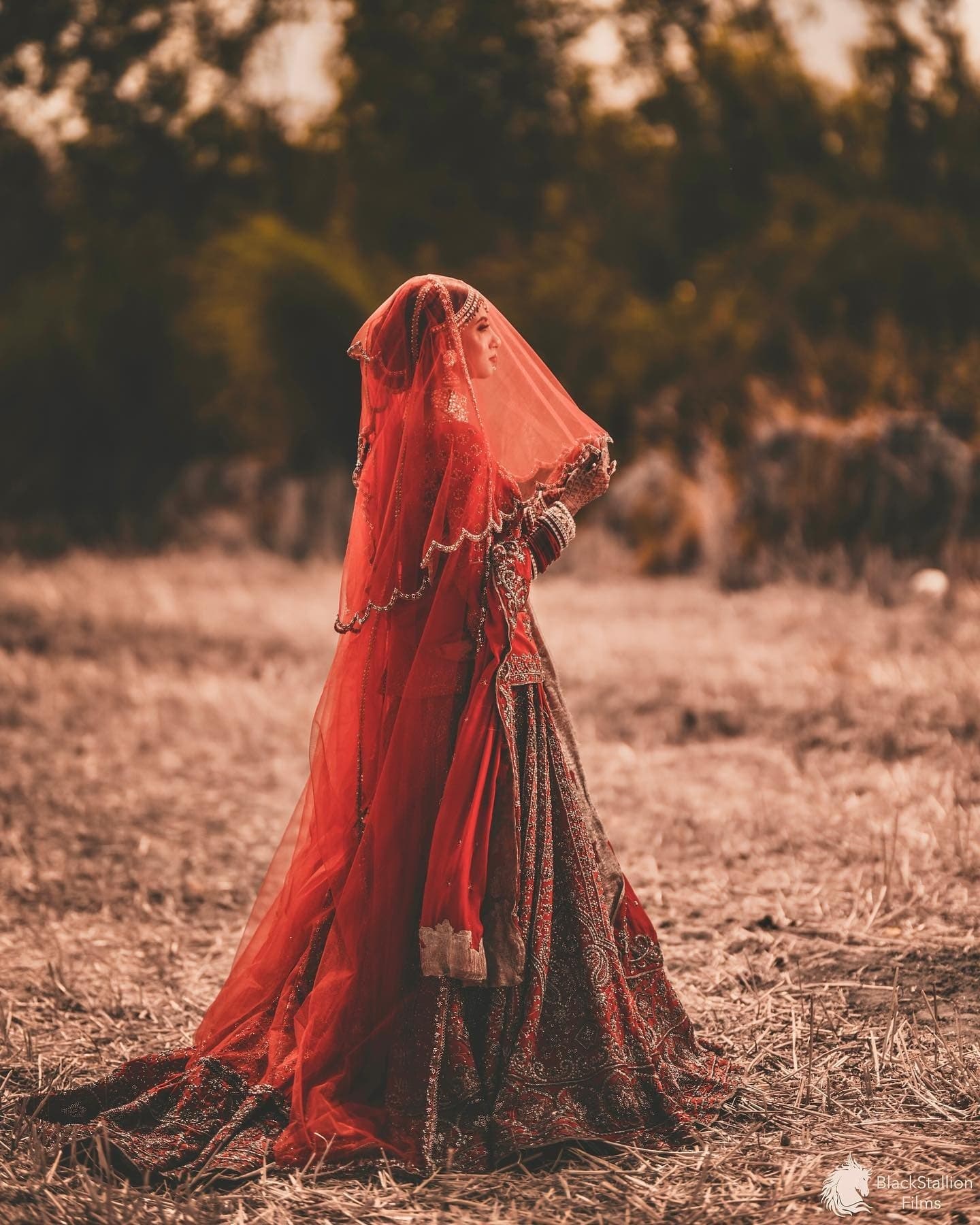 Bridal wedding photography by Black Stallion Films