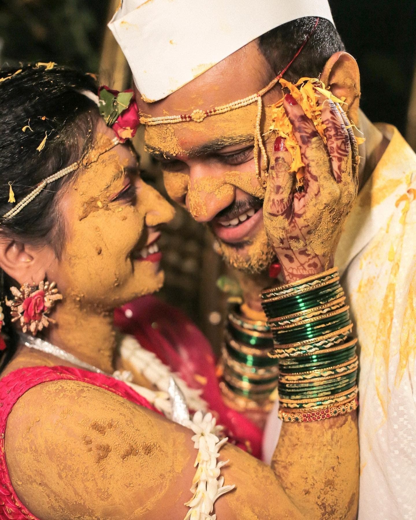 Haldi wedding photography by Black Stallion Films