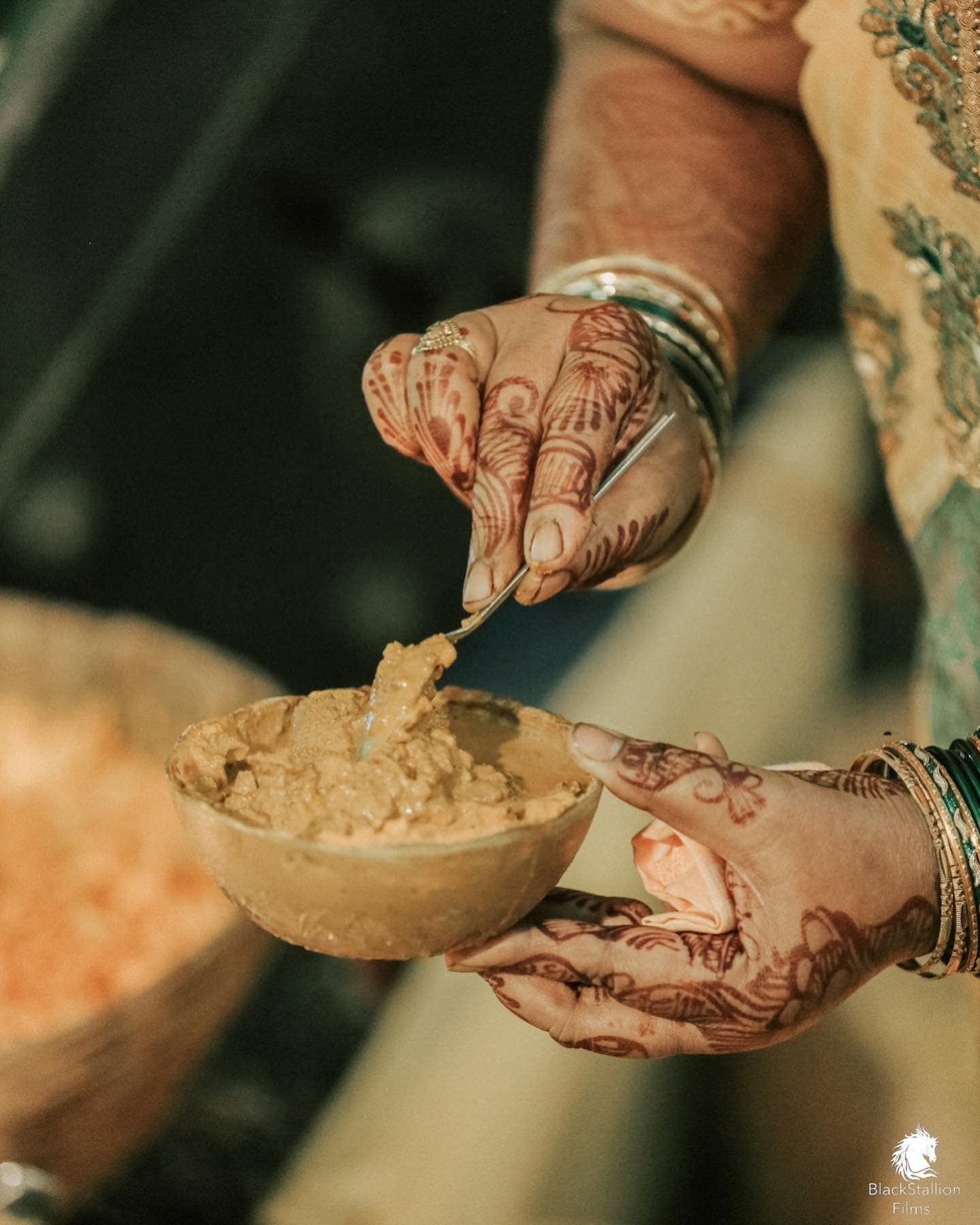 Haldi wedding photography by Black Stallion Films
